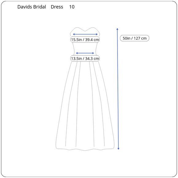 Davids Bridal Strapless Dress Womens Size 10 Brown Bridesmaid‎ Prom Dressy Gala - Picture 12 of 12